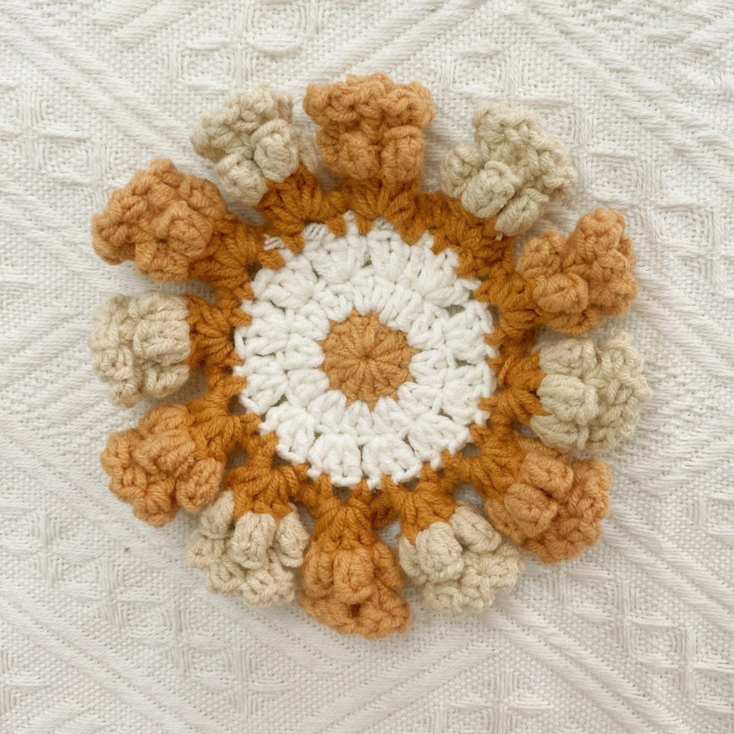 Lily Of The Valley Coaster Finished Hand-woven Pure Wool Gift For Mother And Girlfriend