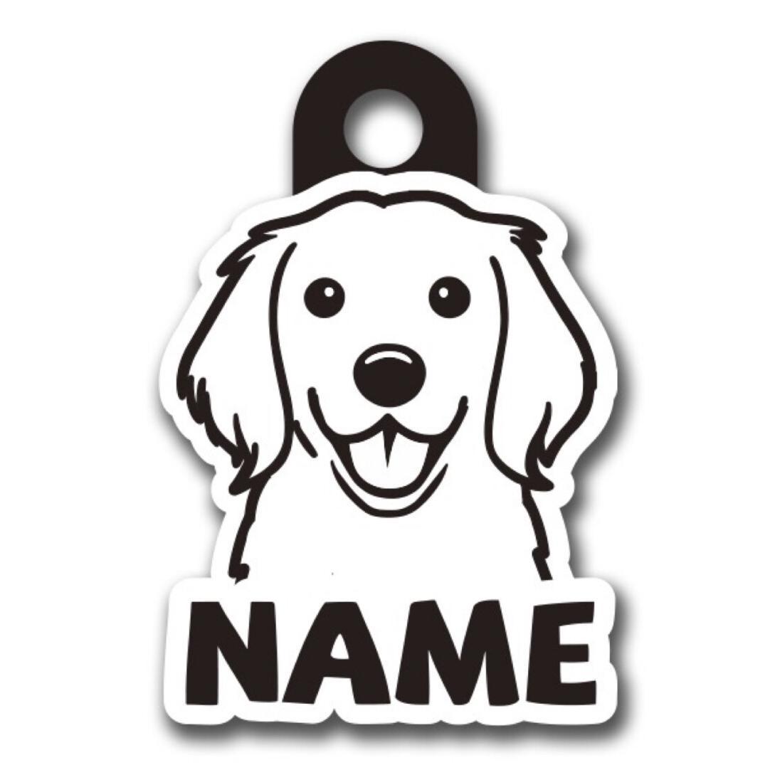 Custom Name Dog Tag with Personalized Outline Dog ID Tag Gift for Pet Lover