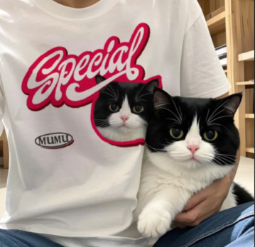 Custom Pet T-shirt Gifts for Him/Her