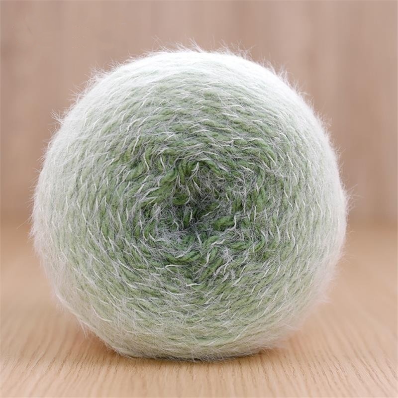 Knitted Gradient Bouquet Blanket DIY Material Kit Rose Bouquet Blanket With Yarn and Knitting Tools