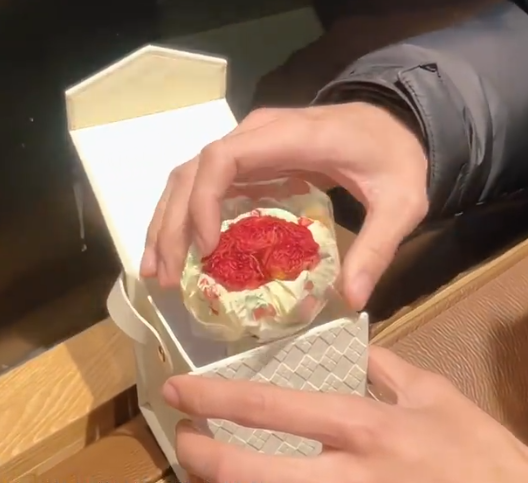 Customized Eye Photo Necklace Colored Eye Necklace Rose Surprise Box Best Gift For Her