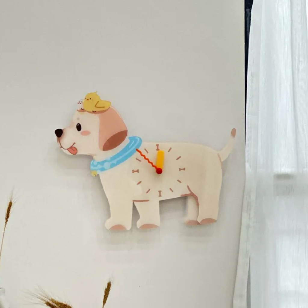 Personalized Pet Wall Clock Custom Wall Clock with Photo Unique Wall Art for Pet Lovers