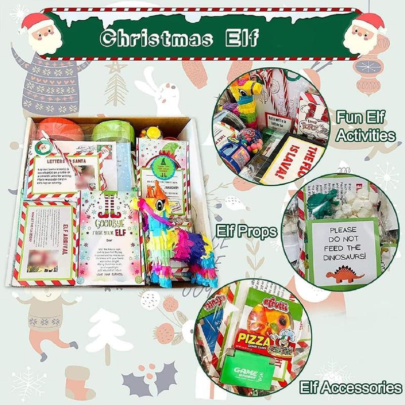 2024 Elf Kit 24 Days Of Christmas Elf Kits For Christmas Elf On The Shelf 24 Day Kits Christmas Activities Christmas Countdown Gift Set