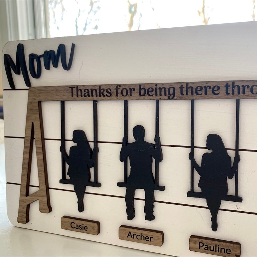 Personalized Swing Set Sign For Mother’s Day Gift