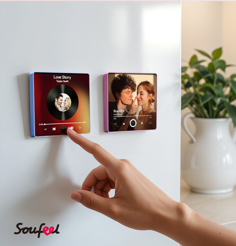 Personalized Photo and Name Music Fridge Magnet Pro Can Be Played Music Fridge Magnet The Best Gift For Couple detail image 11