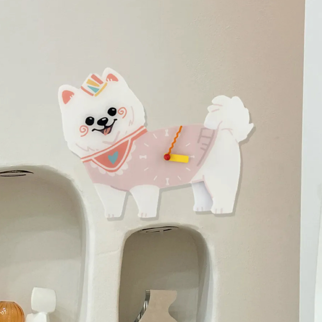 Personalized Pet Wall Clock Custom Wall Clock with Photo Unique Wall Art for Pet Lovers