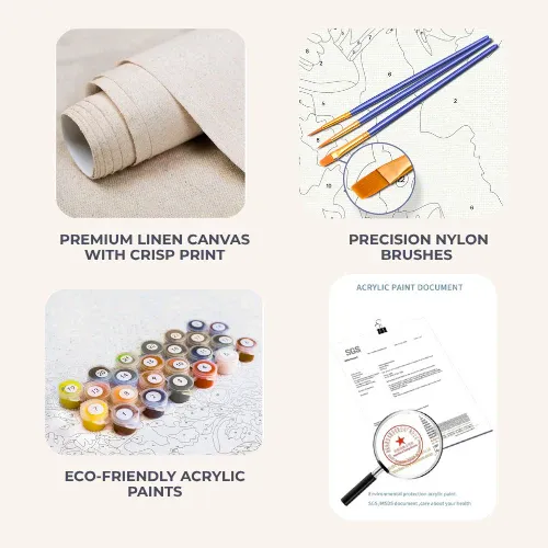 Custom Paint-by-Numbers Kit