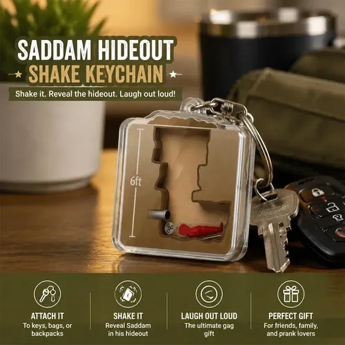 Hiding Place Acrylic Keychain Internet History Meme Bag Charm Novelty Hole Diagram Pendant Unique Gag Gift for History & Meme Lovers