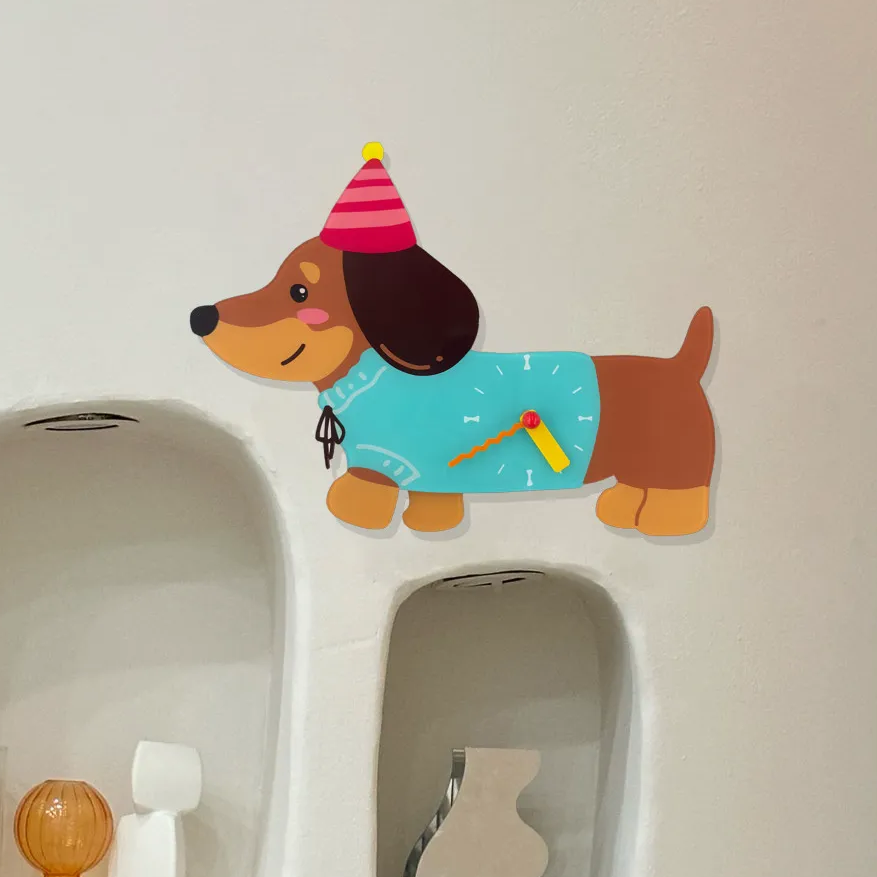 Personalized Pet Wall Clock Custom Wall Clock with Photo Unique Wall Art for Pet Lovers