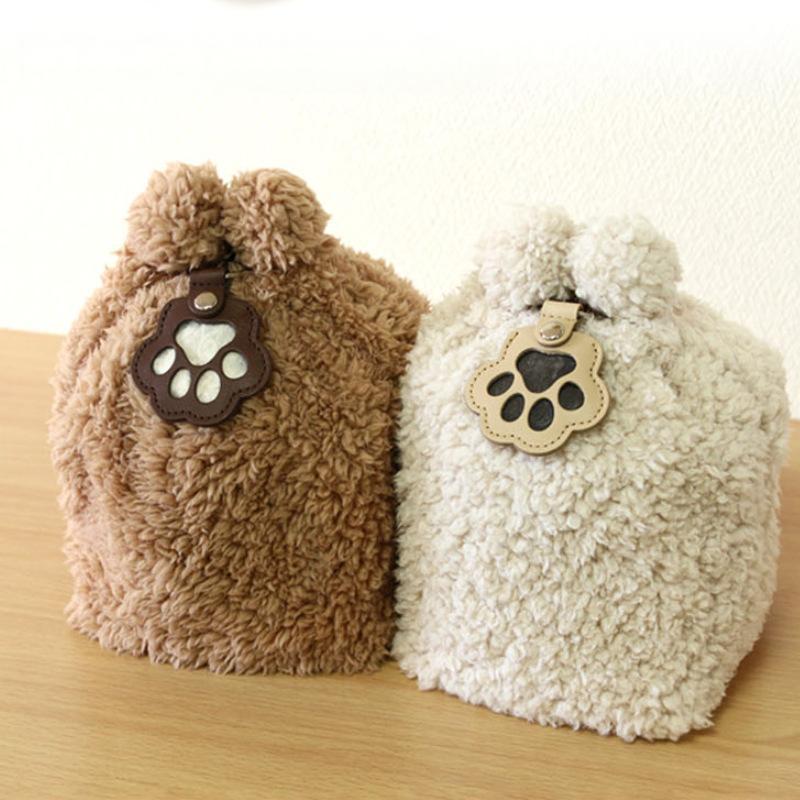 Custom Text Pet Hair Storage Keychain Dog Paw Keychain Leather Keychain Gift for Pet Lovers