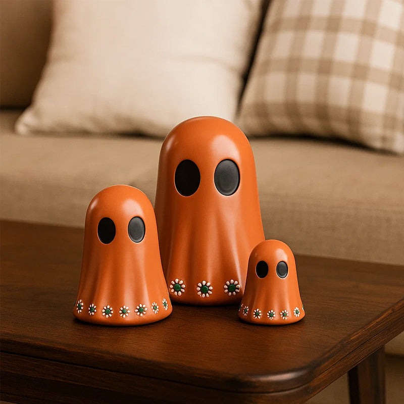 Enchanting Floral Ghost Decor Personalized Perfect Halloween Gift