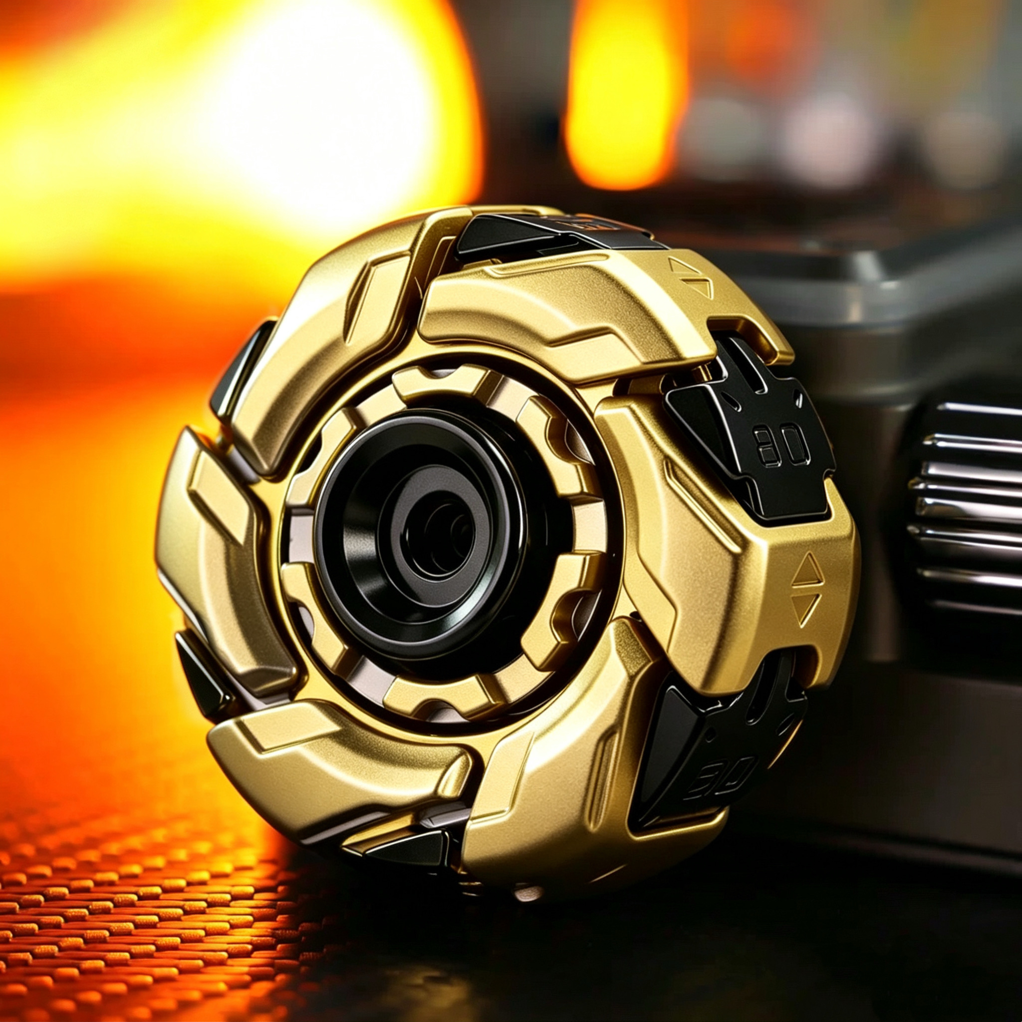 Rotating Metal Fidget Spinner Stress Relief Desk Toy Finger Spinner Gift for Teens for Adults