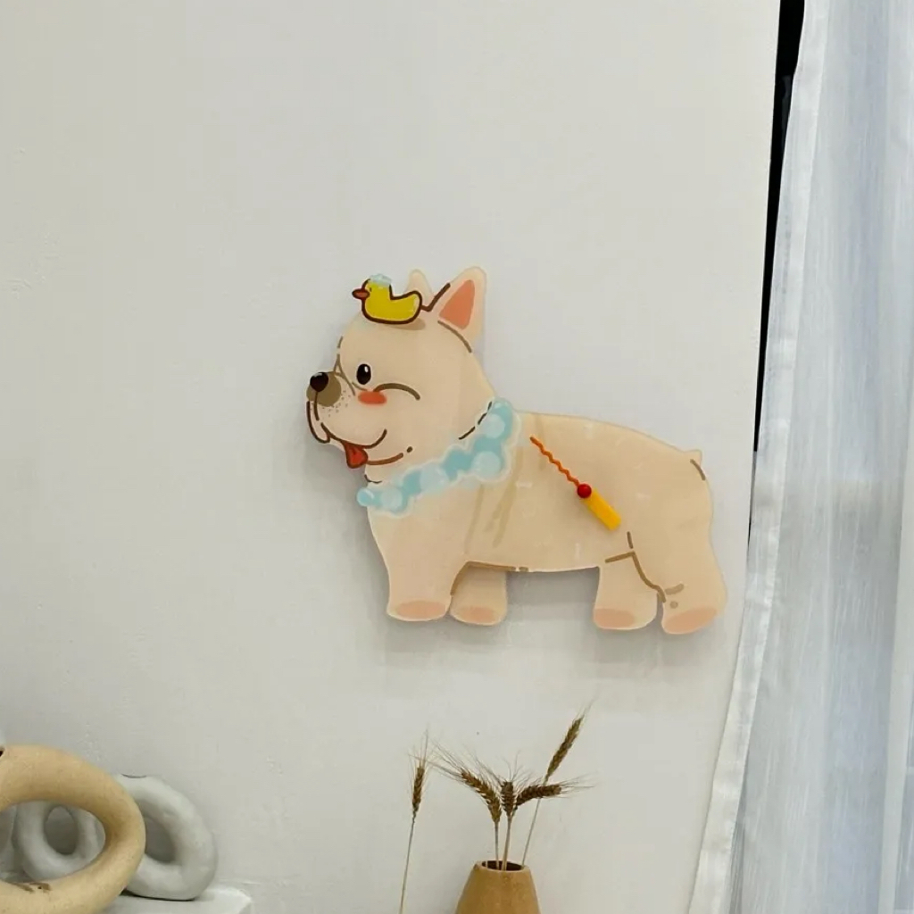 Personalized Pet Wall Clock Custom Wall Clock with Photo Unique Wall Art for Pet Lovers