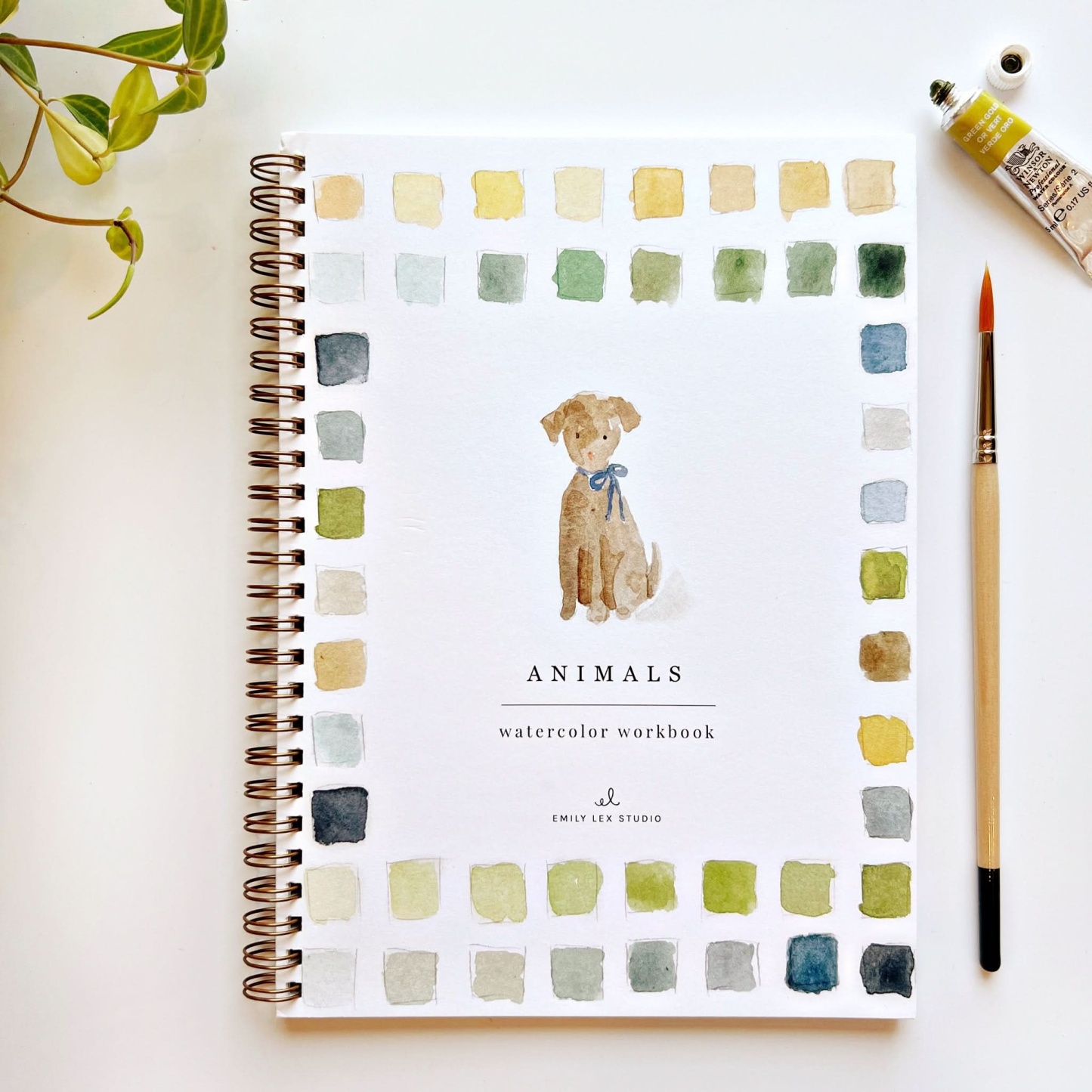 LAST DAY SALE 50% OFF - Watercolor Workbook Say Goodbye to Anxiety Awaken your artistic talent