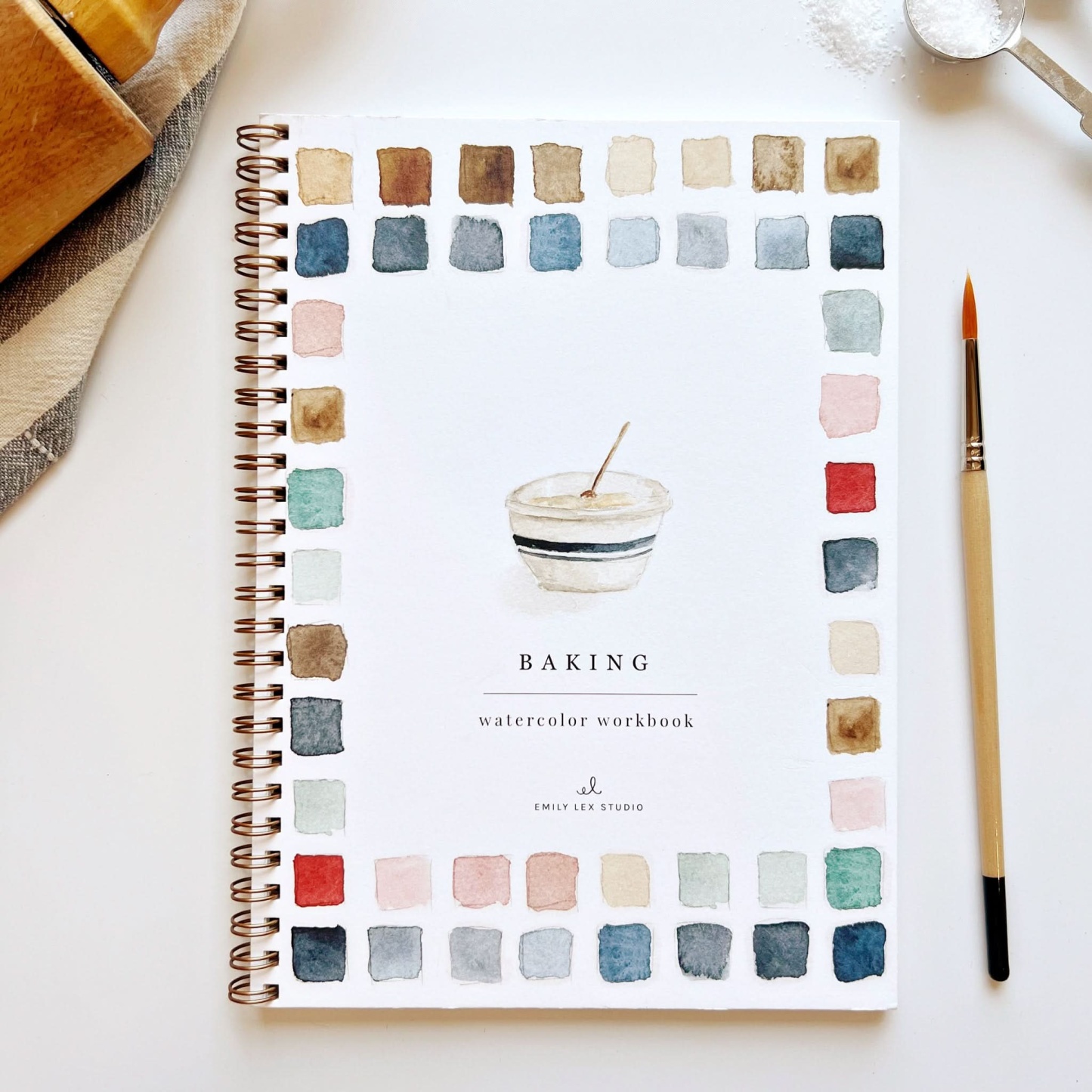 LAST DAY SALE 50% OFF - Watercolor Workbook Say Goodbye to Anxiety Awaken your artistic talent