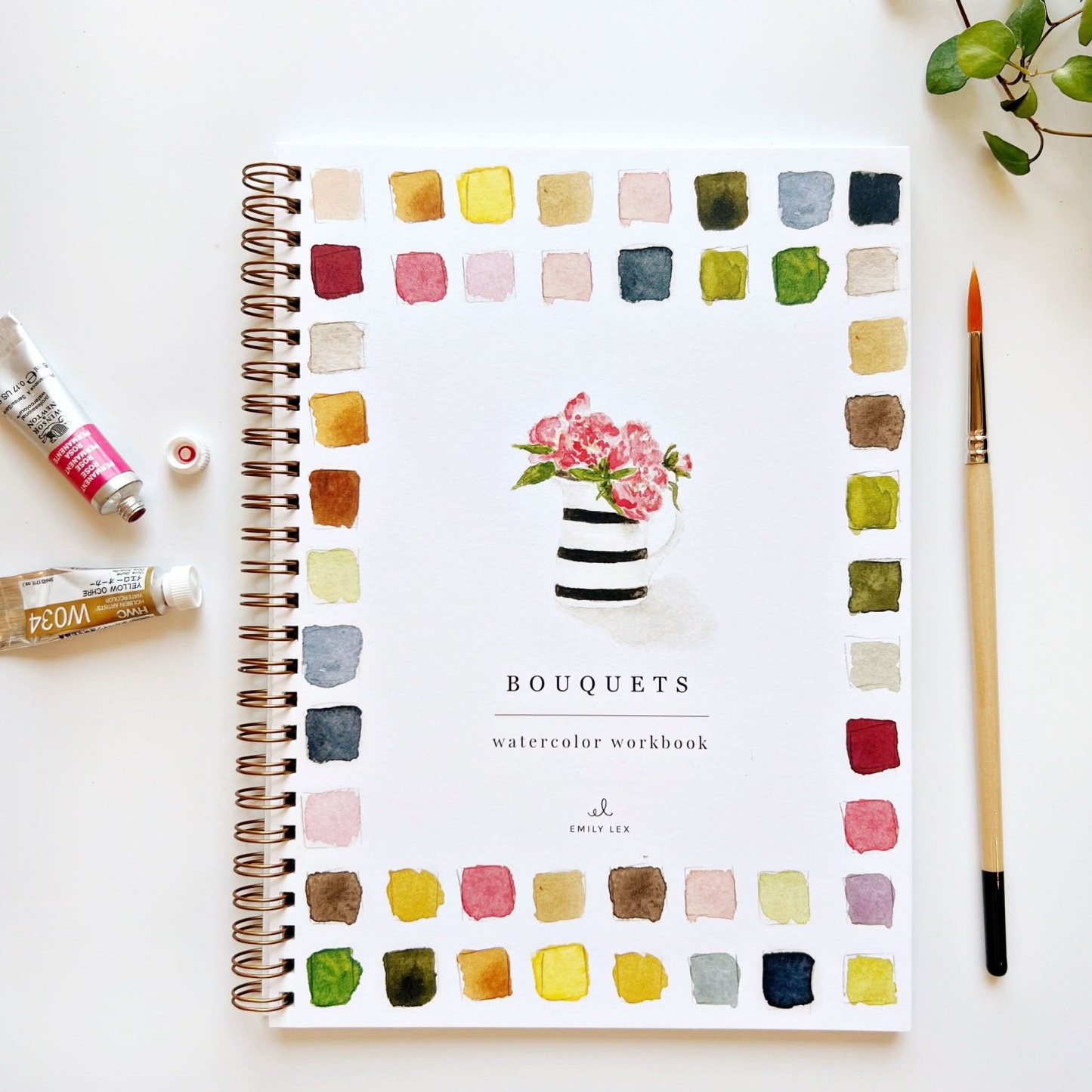LAST DAY SALE 50% OFF - Watercolor Workbook Say Goodbye to Anxiety Awaken your artistic talent