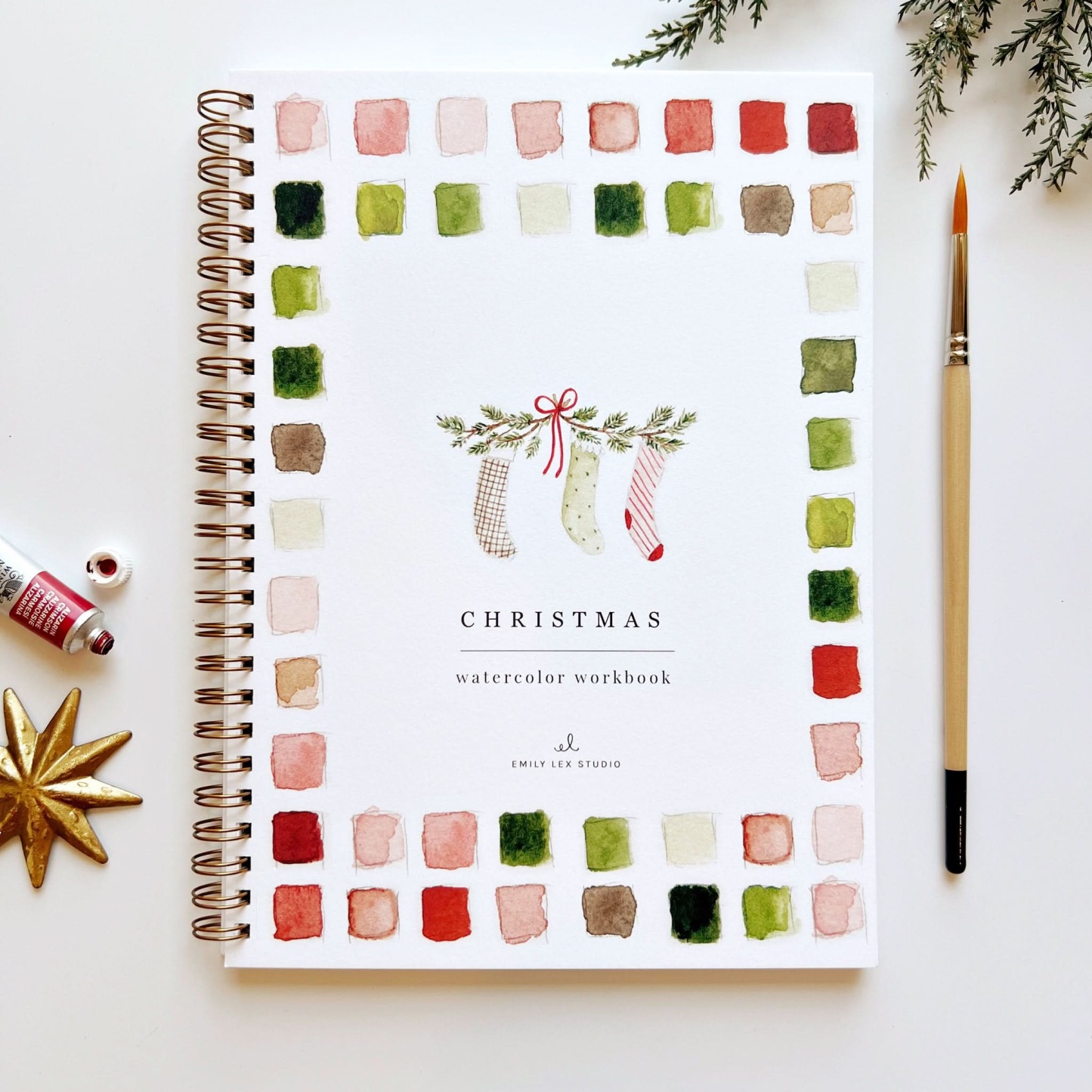 LAST DAY SALE 50% OFF - Watercolor Workbook Say Goodbye to Anxiety Awaken your artistic talent