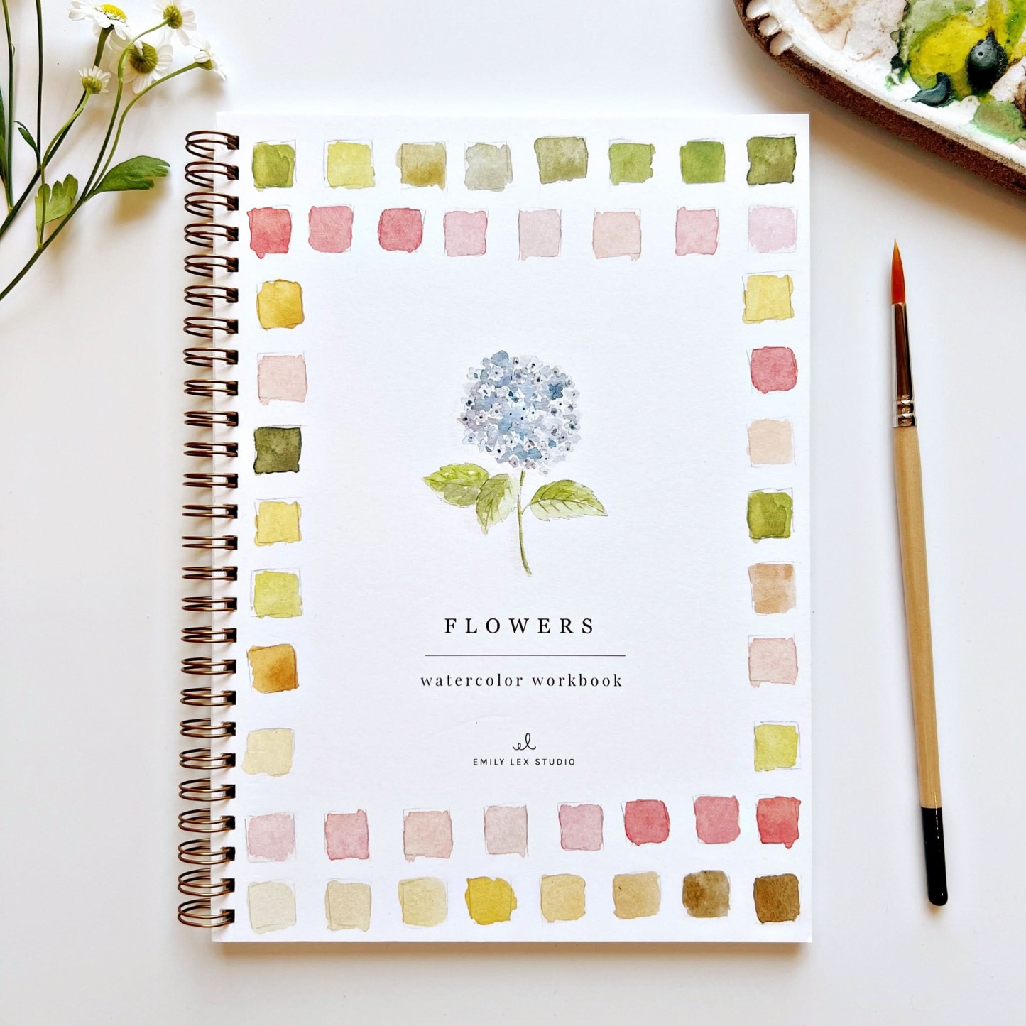 LAST DAY SALE 50% OFF - Watercolor Workbook Say Goodbye to Anxiety Awaken your artistic talent