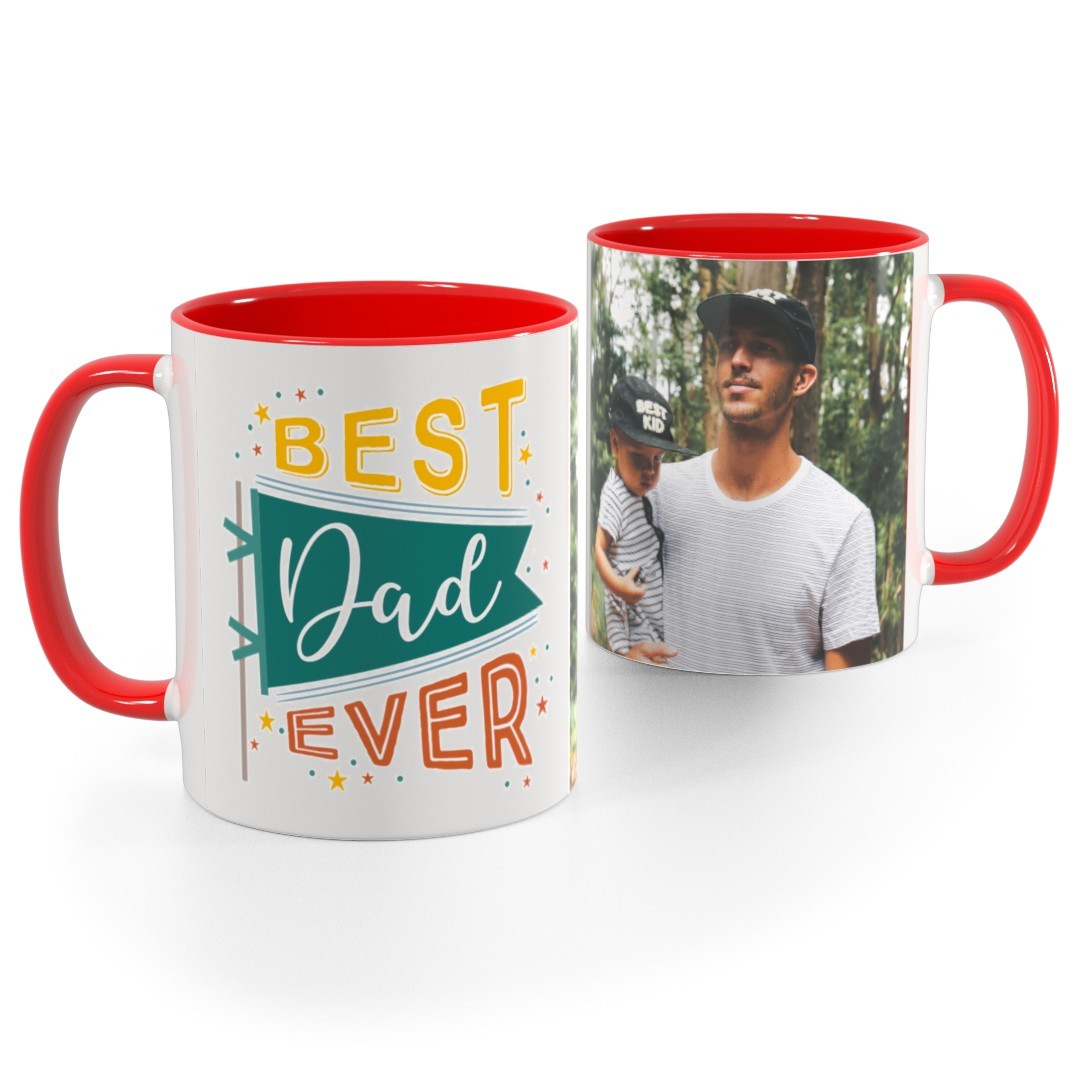 Custom Photo Mug for Father's Day Upload Your Image Create a Personalized Gift for Dad