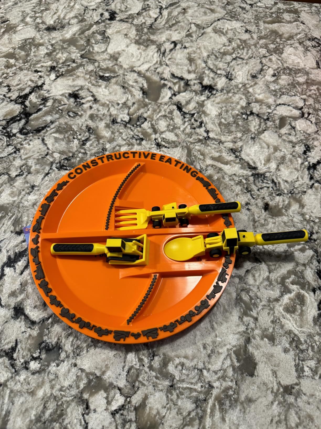 Unique Eating Plate and Utensils Set