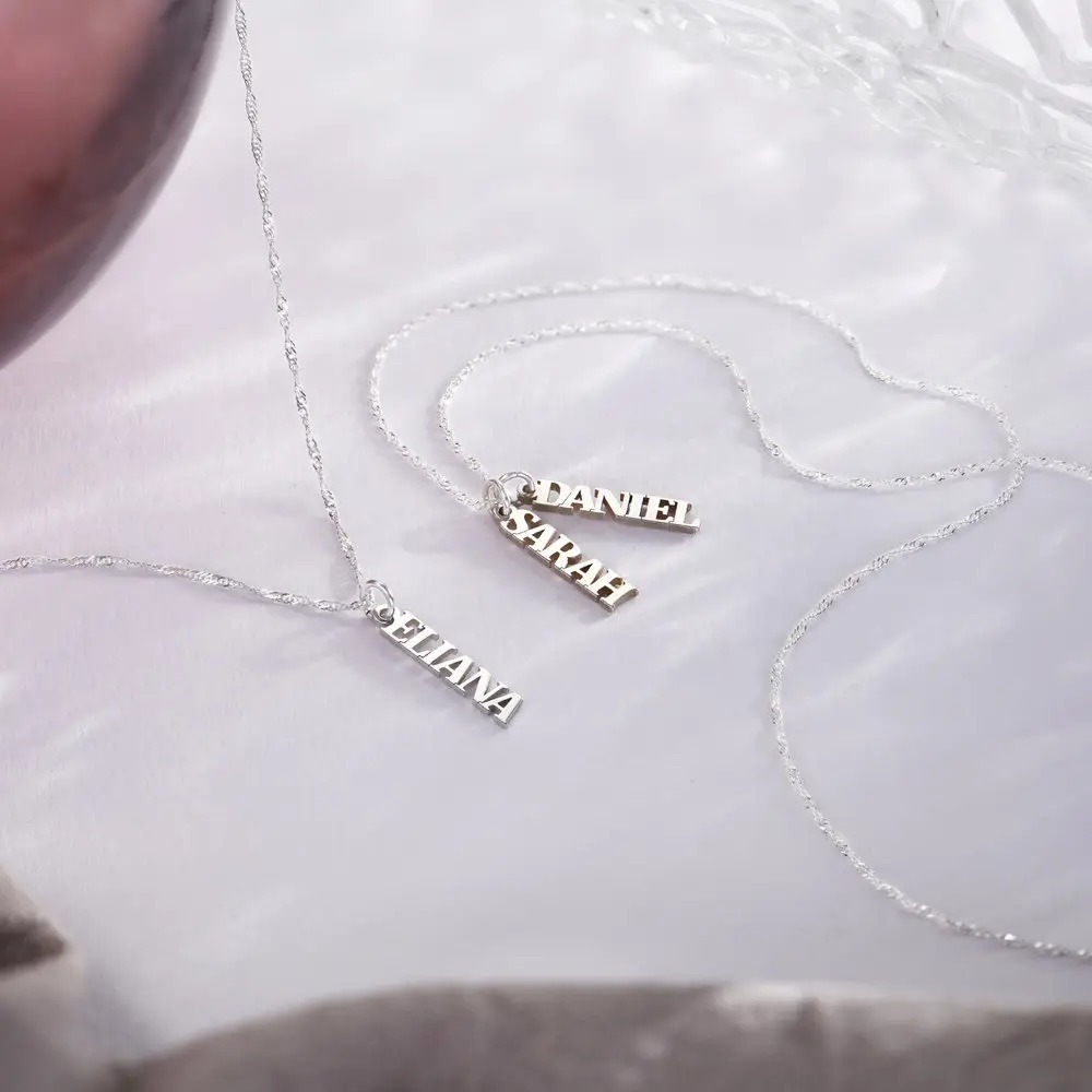 Custom Chain Name Necklace Multi-name Necklace Diamond Name Necklace Gift For Her