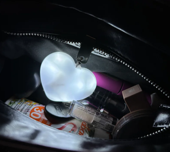 Led Luminous Handbag Light Mini Heart-Shaped Five-Pointed Star Night Light Touch Sensor Light