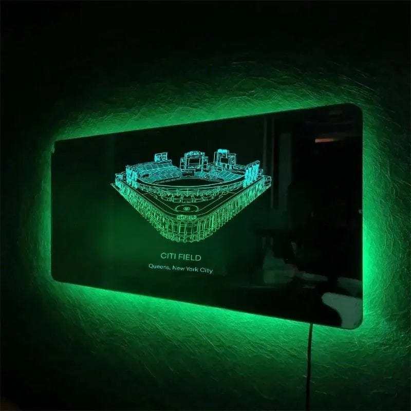 T-Mobile Park Mirror Light Custom Team Slogan Personalized Gift for Sport Lover - Giftlab