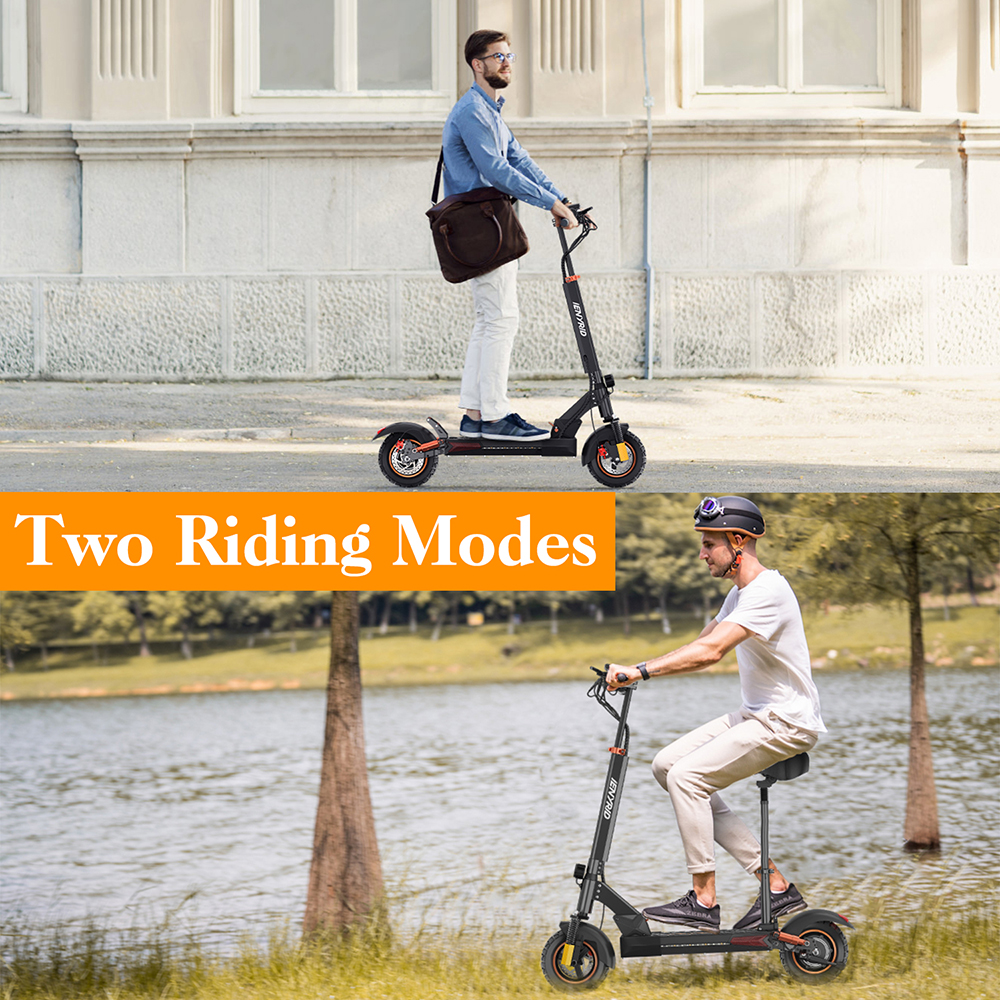 iENYRID M4 Pro S+ 2024 electric scooter with seat, 2 riding modes for you.