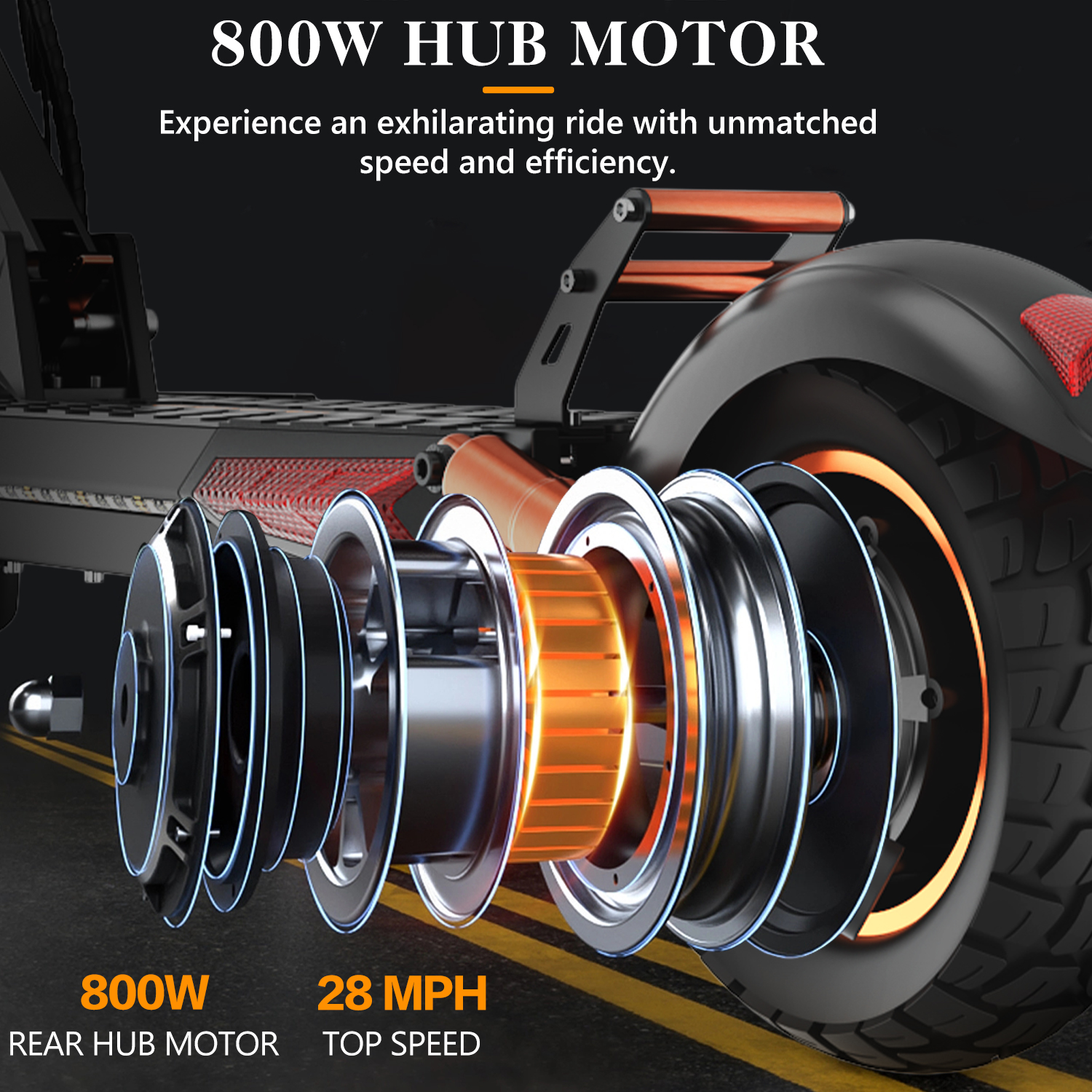 iENYRID M4 Pro S+ 2024 electric scooter fast speed with 800W powerful motor.