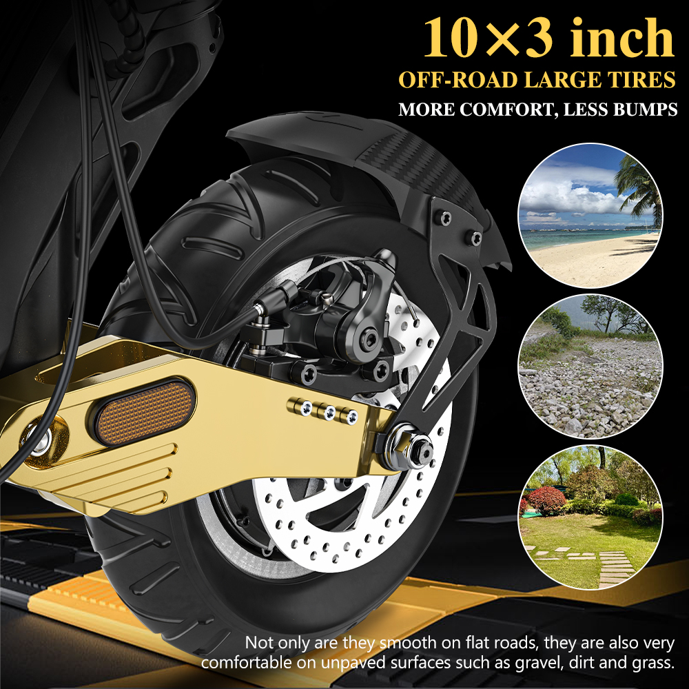 {"default":"iENYRID ES30 electric scooter with 10\"x3\" off road tire"}
