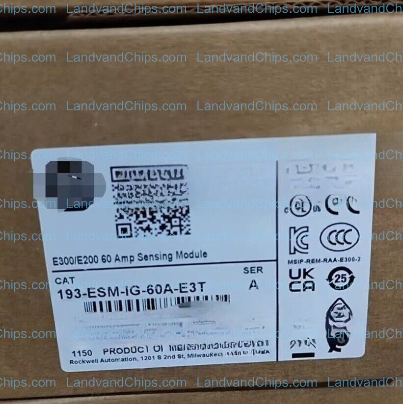 Factory Sealed New Original 193-ESM-IG-60A-E3T Allen Bradley Free Shipping