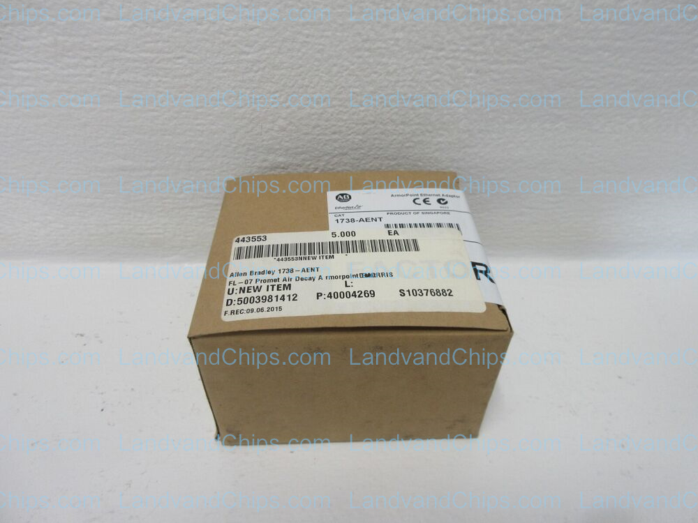 ALLEN BRADLEY 1738-AENT FACTORY SEALED ARMORPOINT ETHERNET ADAPTER 1738AENT