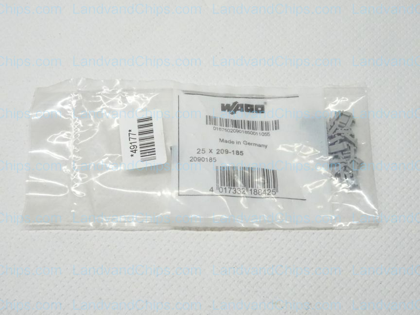 25pcs WAGO Contact Technology Adapter 209-185 Labeling Material Plastic