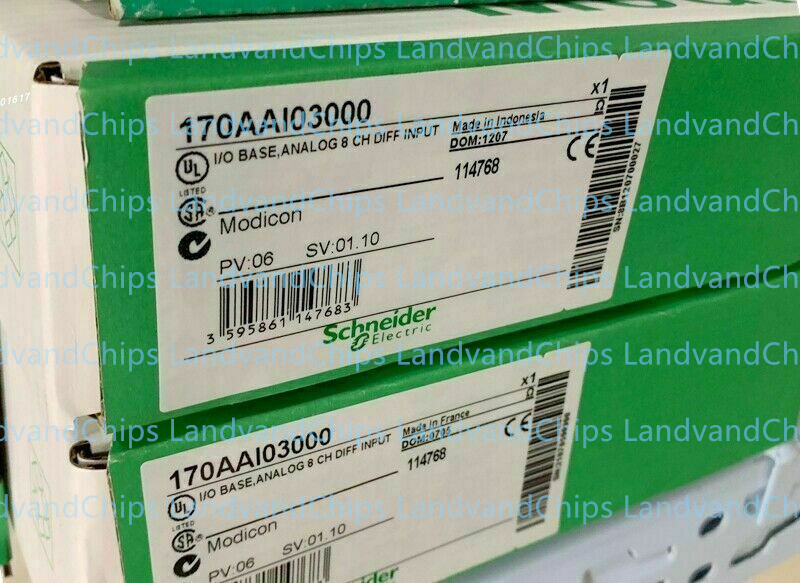 Schneider 170AAI03000 I/O Base Analog Input Module New Fast Shipping One