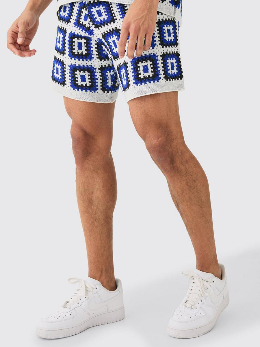 Relaxed Crochet Knit Shorts?
