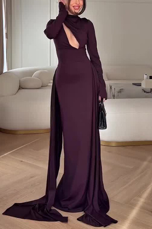 Kathiadress Elegant waist-cinching knotted dress
