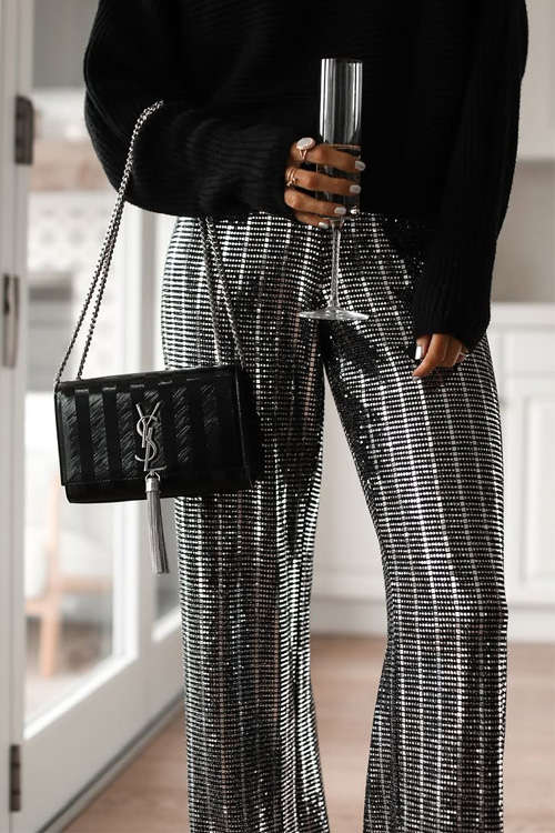 Kathiadress Disco Party Sequin Pants