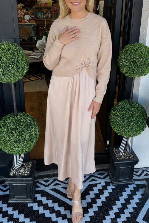 Kathiadress Two-piece set: coat and casual dress