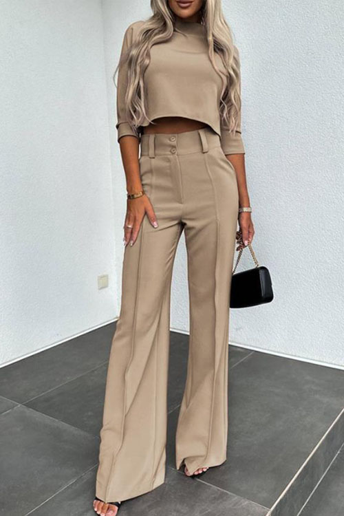 Kathiadress Sweet nine-quarter sleeve fashionable casual suit