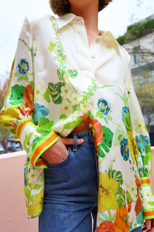 Kathiadress Printed Holiday Long Sleeve Two Piece Casual Trouser Set