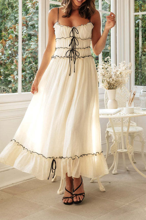 Kathiadress Temperament Strapless Splicing Dress 