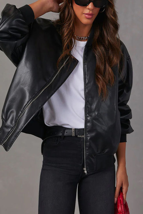 Kathiadress motorcycle leather jacket