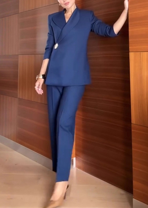 Kathiadress fashionable commuter trousers suit