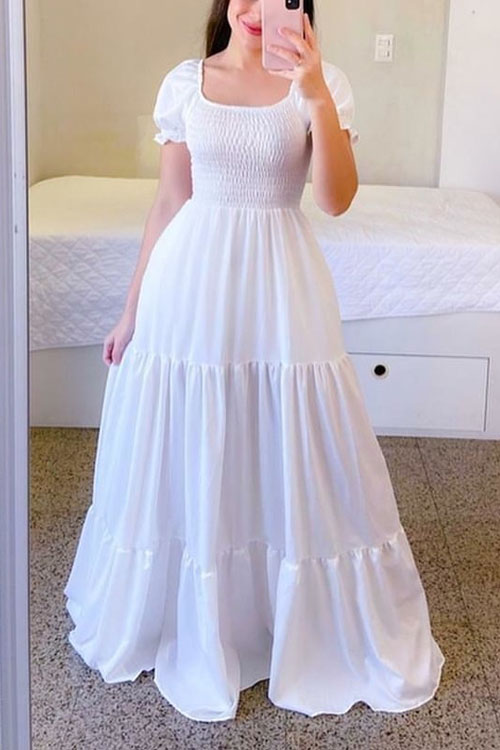 Kathiadress Off Shoulder Long Elegant Dress