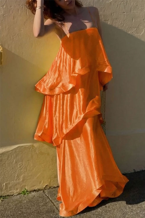 Kathiadress Satin slip dress