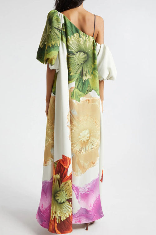 Kathiadress Off-shoulder printed dress