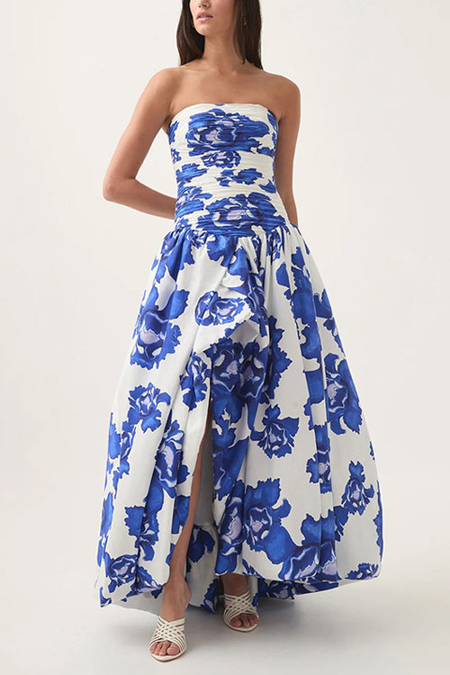 Kathiadress Haute Couture Waisted Fashionable Sexy Split Long Skirt