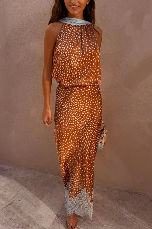 Kathiadress Printed two-way dress set