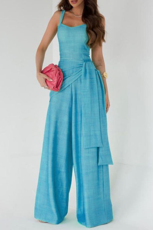 Kathiadress Stylish Casual Suspenders Jumpsuit