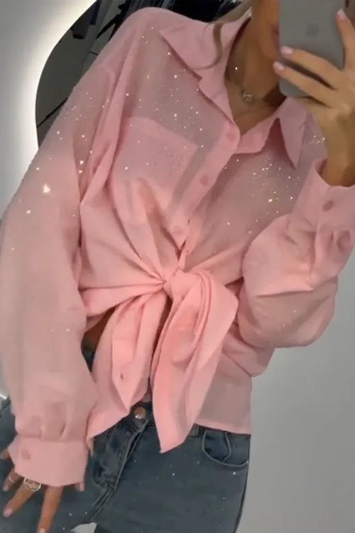 Kathiadress Thin shirt cardigan loose top